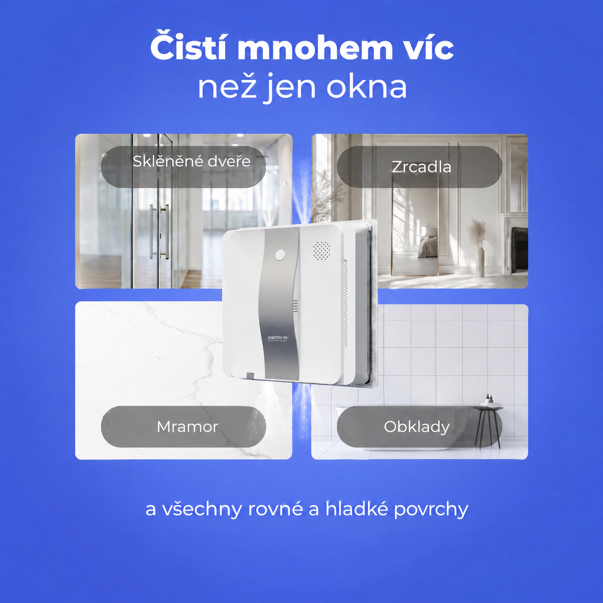 Robotický čistič oken Vitrez W2 PRO