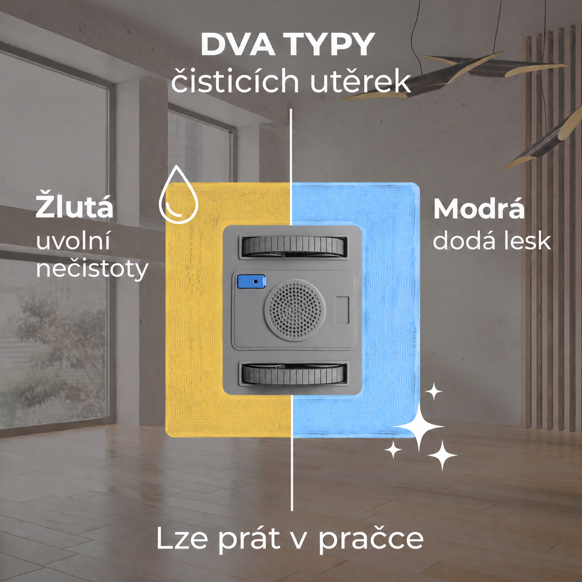 Robotický čistič oken Vitrez W2 PRO