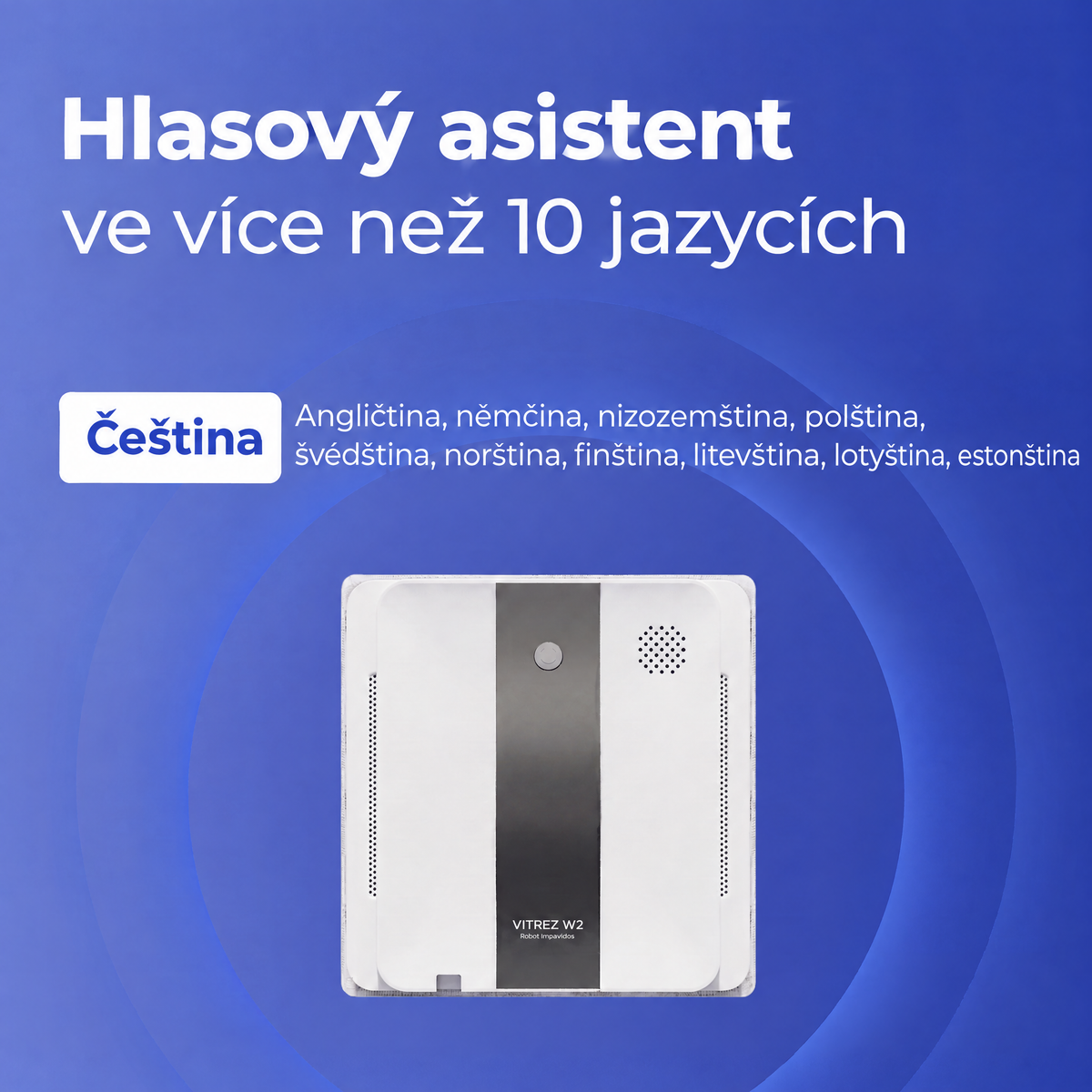 Robotický čistič oken Vitrez W2 PRO